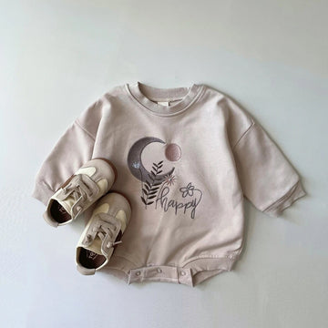 Embroidered Flower Onesie