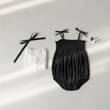 Girl's Sleeveless Sling Bodysuit