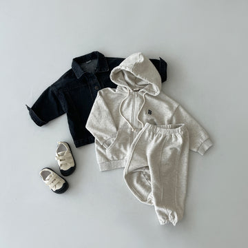 Casual Zip-Up Jogger Set