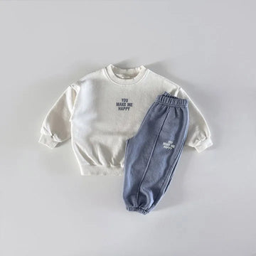 'You Make Me Happy' Jogger Set
