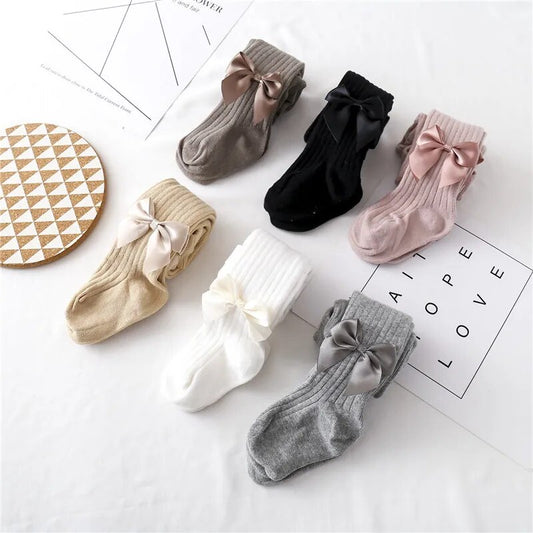 Cute Bowknot Tights For Girls