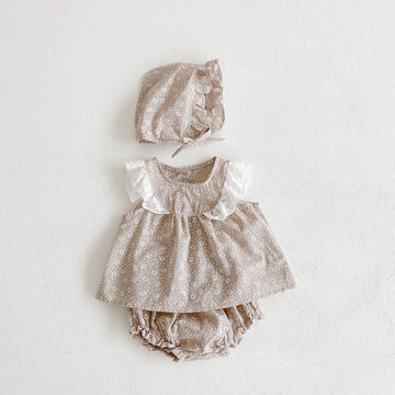 Daisy Print Three-Piece Set