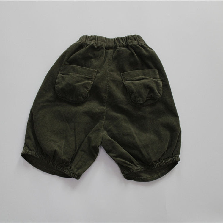 Corduroy Calf-length Trousers