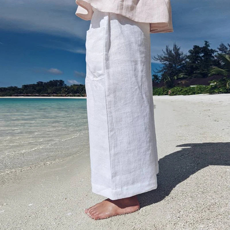 Breathable Cotton Linen 2 Piece Set