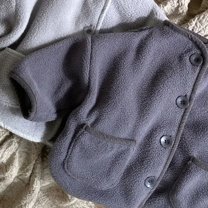Button-Down Fleece Jacket
