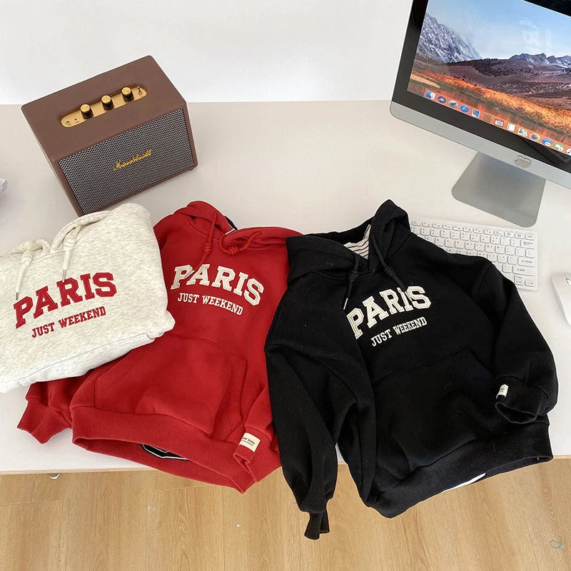 'PARIS' Hooded Sweatshirt