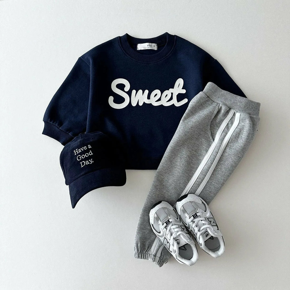 'Sweet' Letter Print Sweatshirt