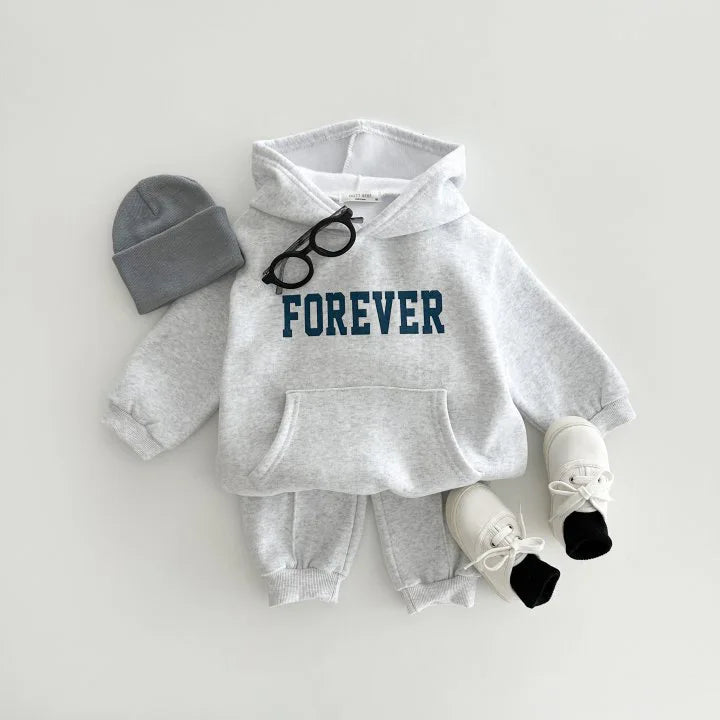 'FOREVER' Fleece Jogger Set