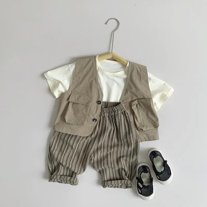 Loose Casual Striped Harem Pants