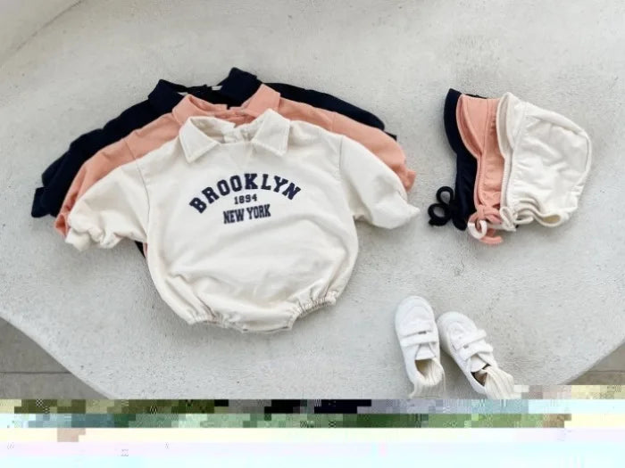 'BROOKLYN' Long-Sleeve Onesie