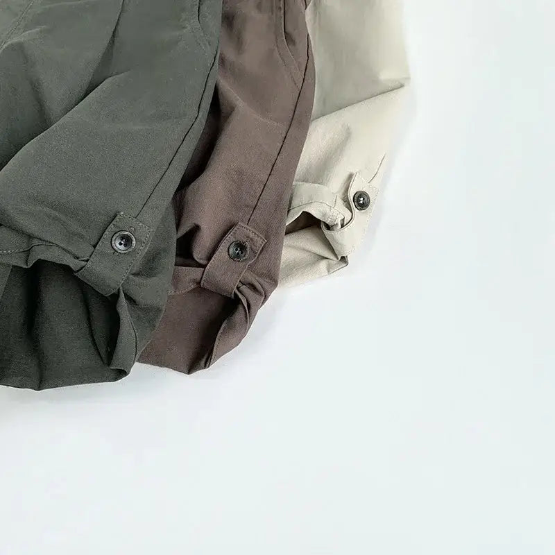 Children's Solid Vintage Overalls