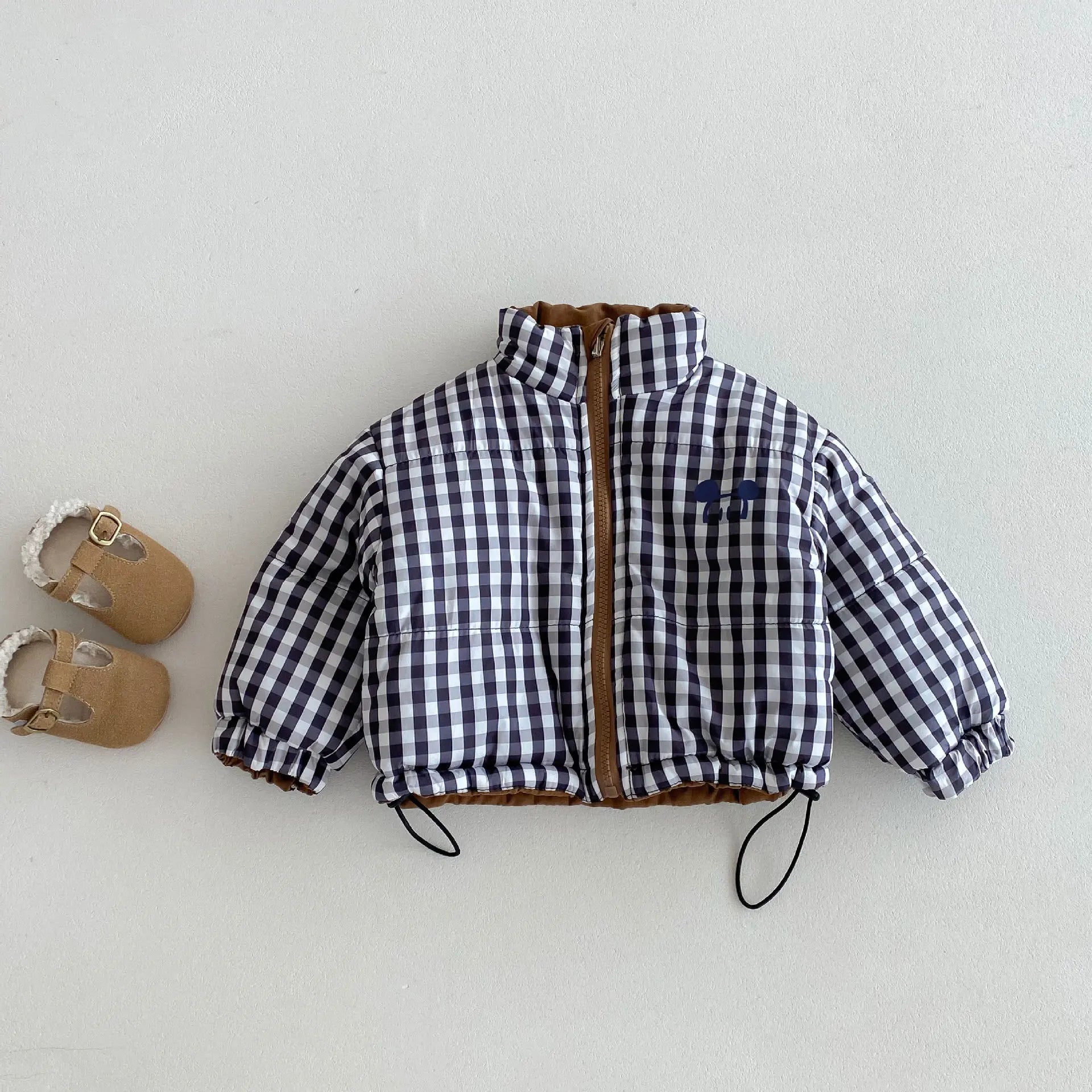 Plaid Double-Sided Winter Coat