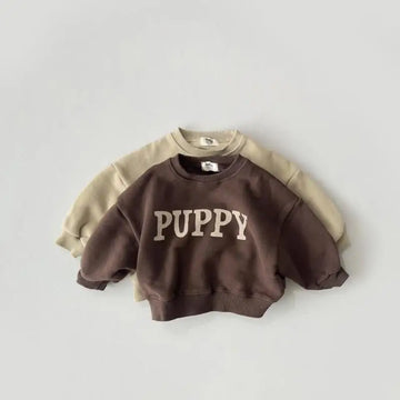 'PUPPY' Print Sweatshirt