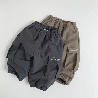 Fleece-Lined Cargo Pants