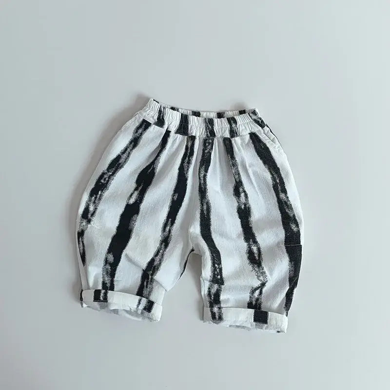 Lightweight Casual Striped Pants