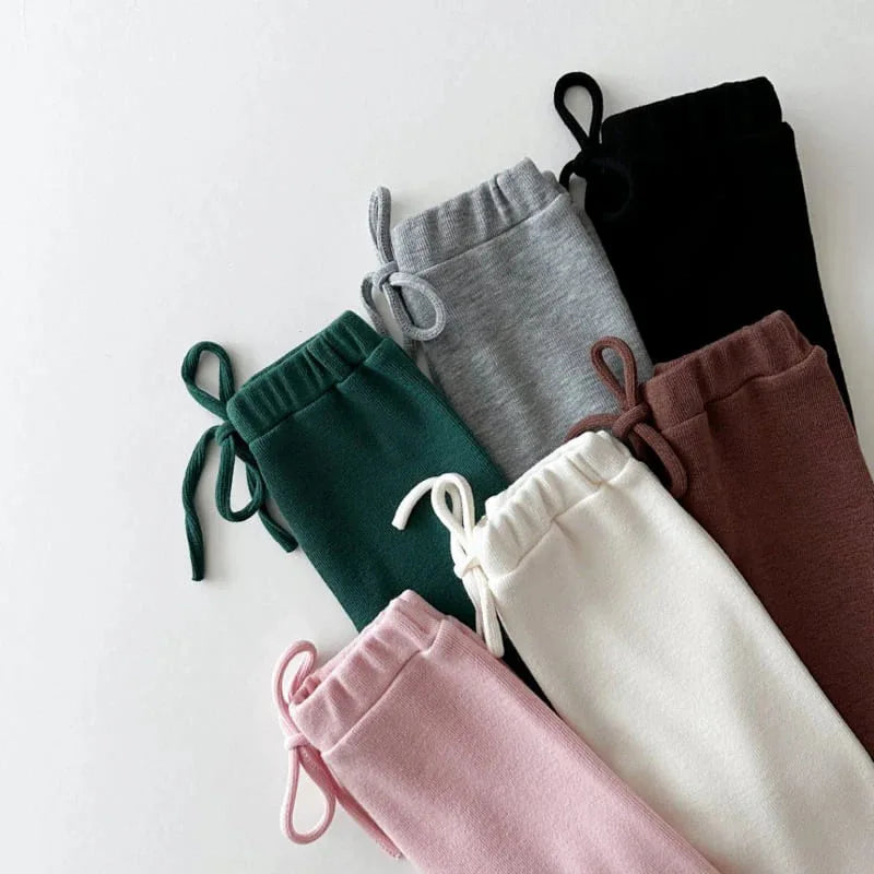 Girls' Wide Leg Solid Pants