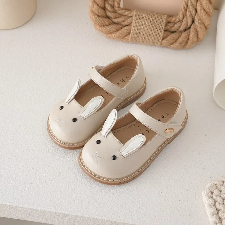 Mixy Rabbit Shoe Cute Rabbit Mary Jane Leather Shoes – Komfy Kloset