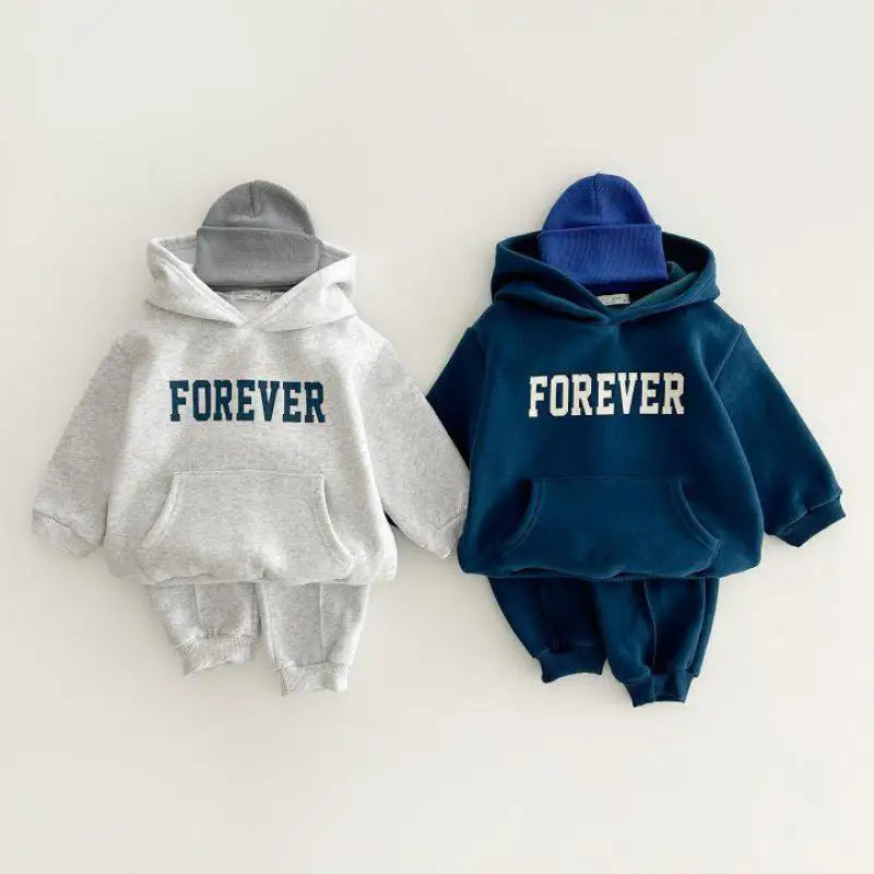 'FOREVER' Fleece Jogger Set