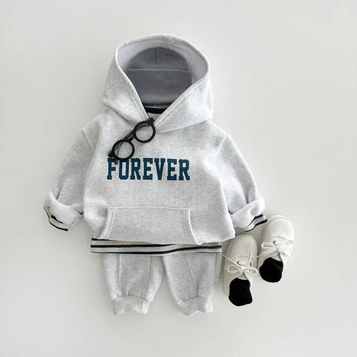 'FOREVER' Fleece Jogger Set