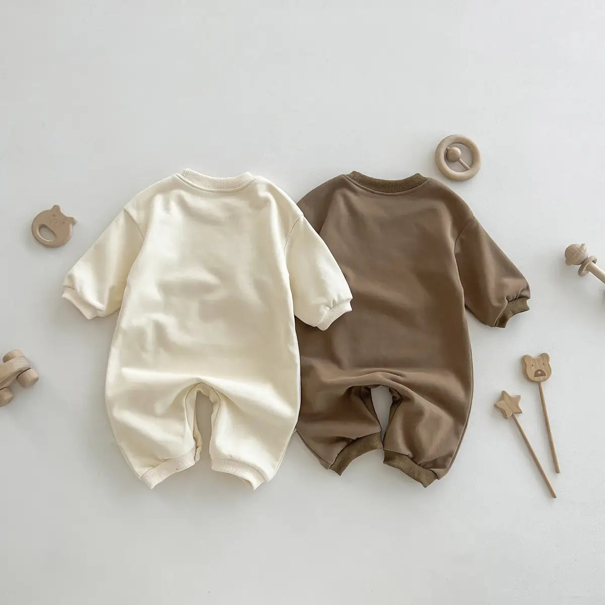 Three Little Bears Long Sleeve Romper