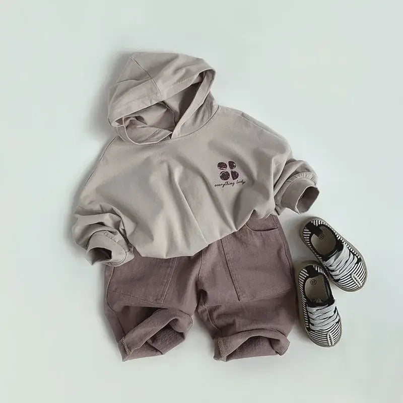 Long-Sleeved Hooded Sweatshirt