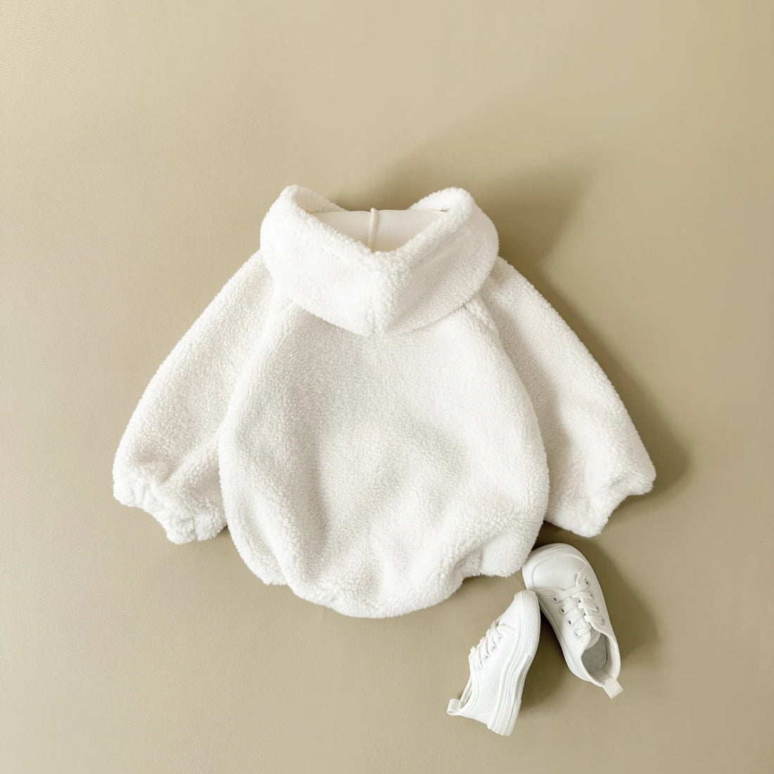 Soft Fleece Hooded Onesie