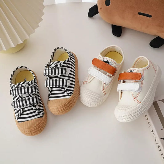 Zebra Print Canvas Sneakers