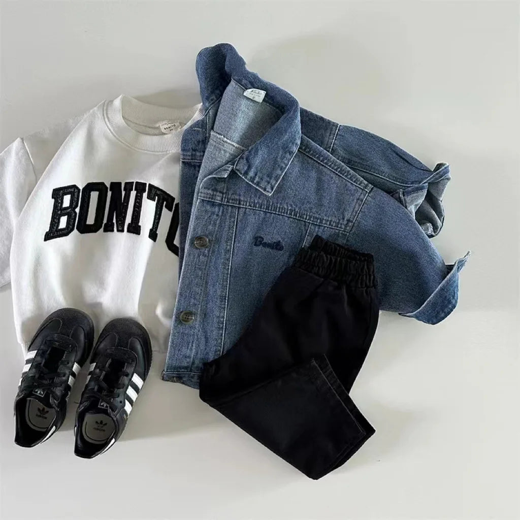 Long-Sleeve Denim Jacket