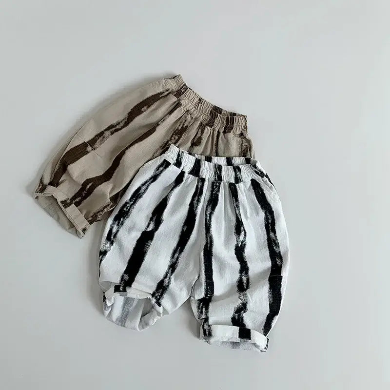 Lightweight Casual Striped Pants