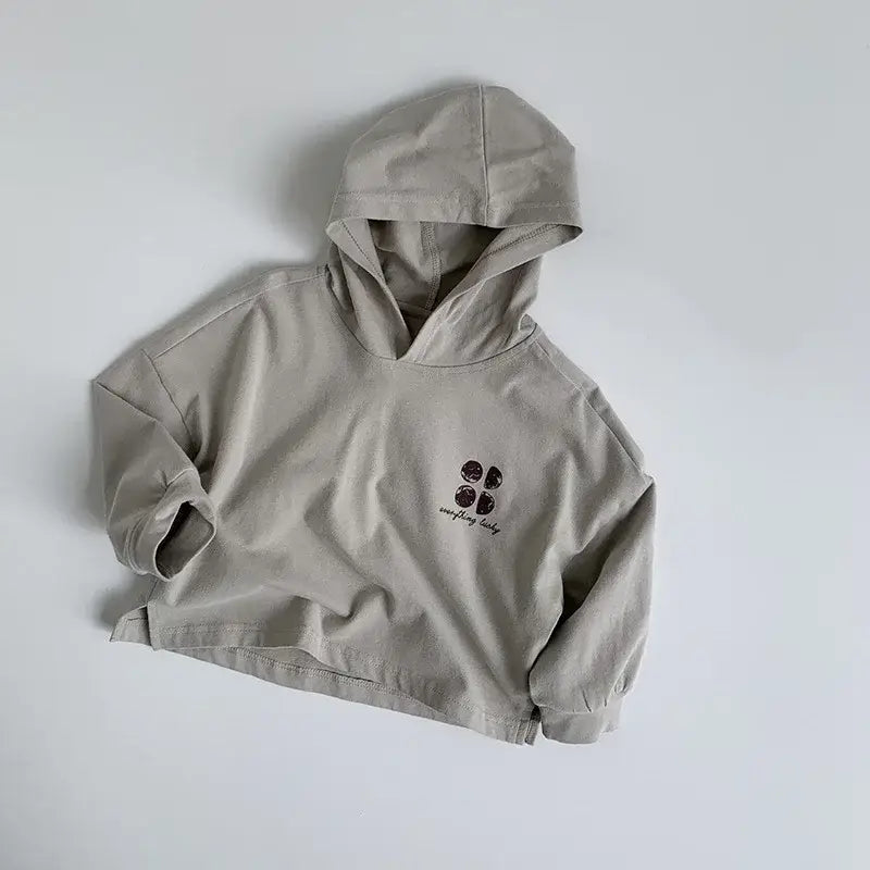 Long-Sleeved Hooded Sweatshirt