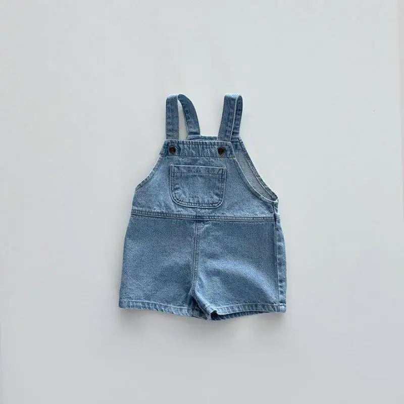 Unisex Kids Denim Overalls