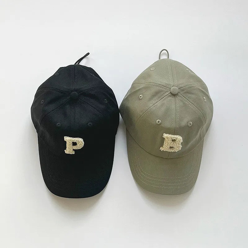 Embroidered Letter Baseball Cap