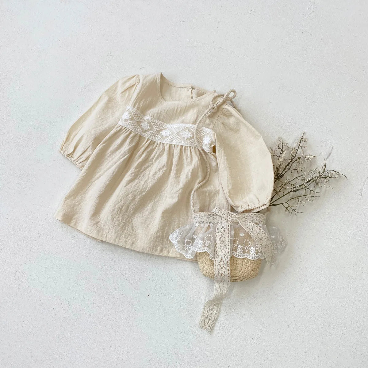 Baby Girl's Lace Cotton Dress