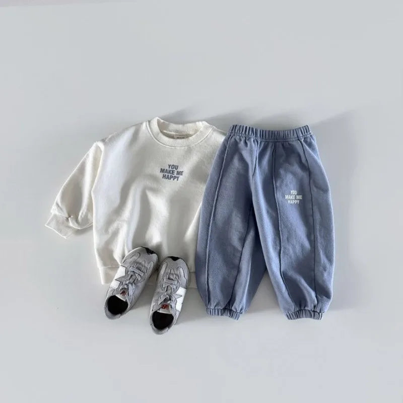 'You Make Me Happy' Jogger Set
