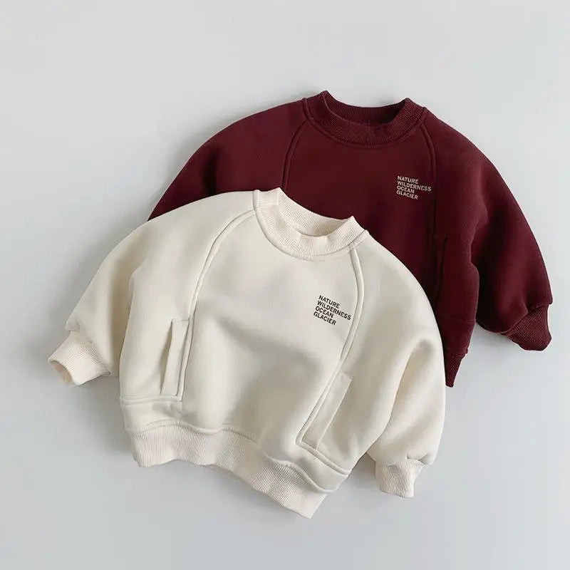 Thick Warm Unisex Fleece Sweatshirt