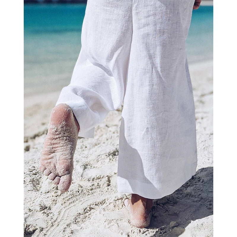 Breathable Cotton Linen 2 Piece Set