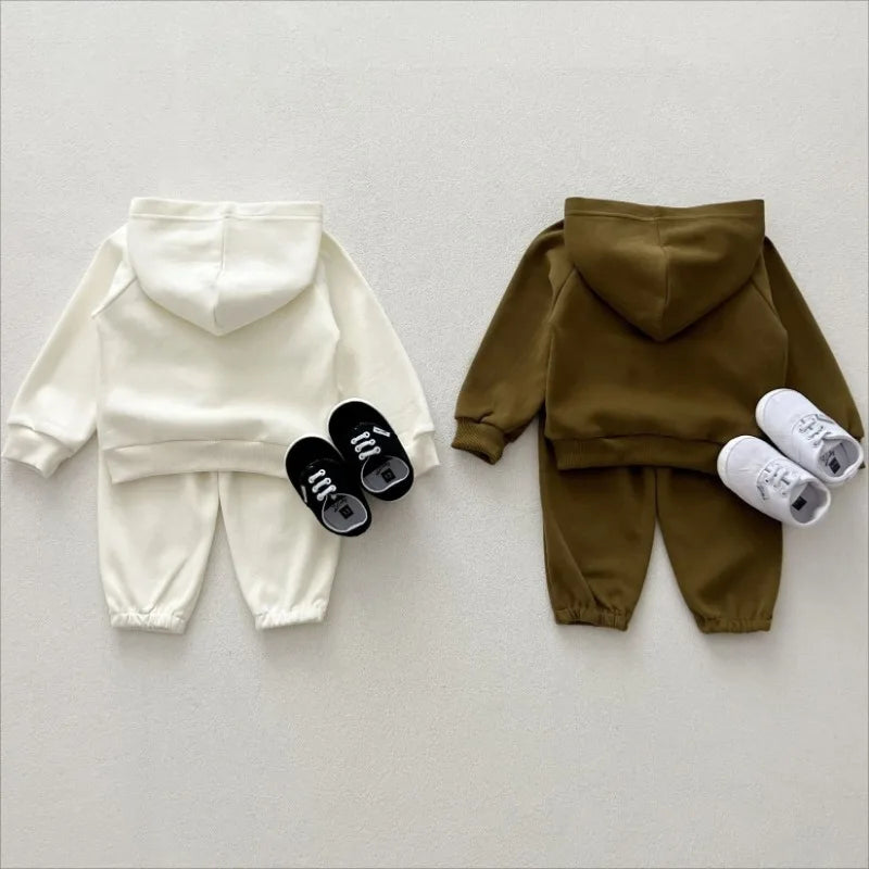 'Hello!' Hooded Cozy Jogger Set