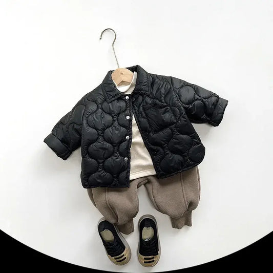Kids Solid Puffer Jacket