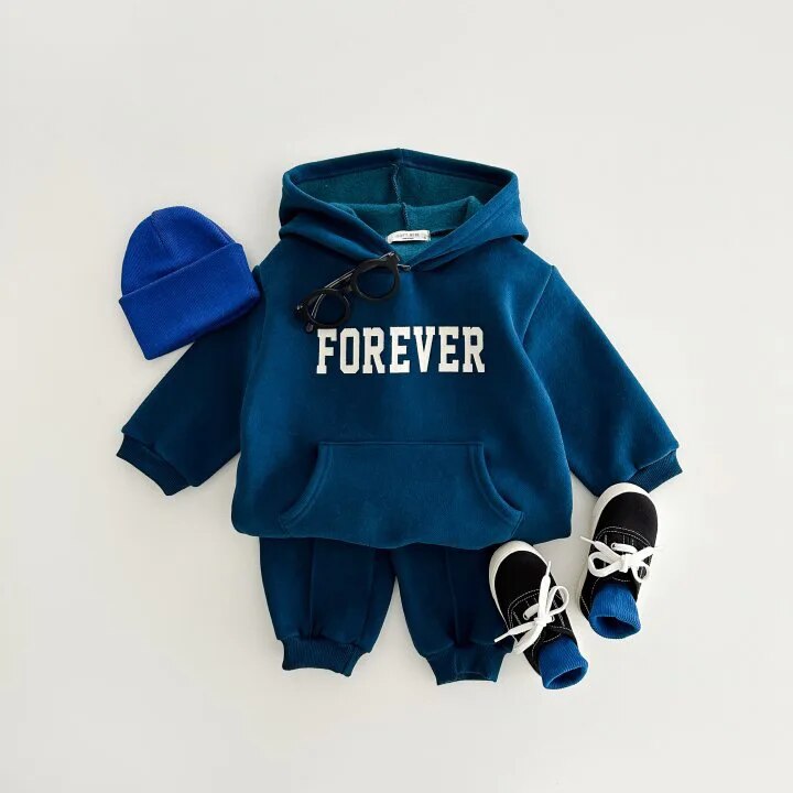 'FOREVER' Fleece Jogger Set