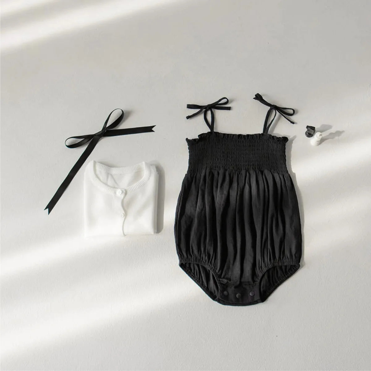 Girl's Sleeveless Sling Bodysuit
