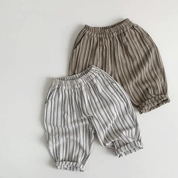 Loose Casual Striped Harem Pants