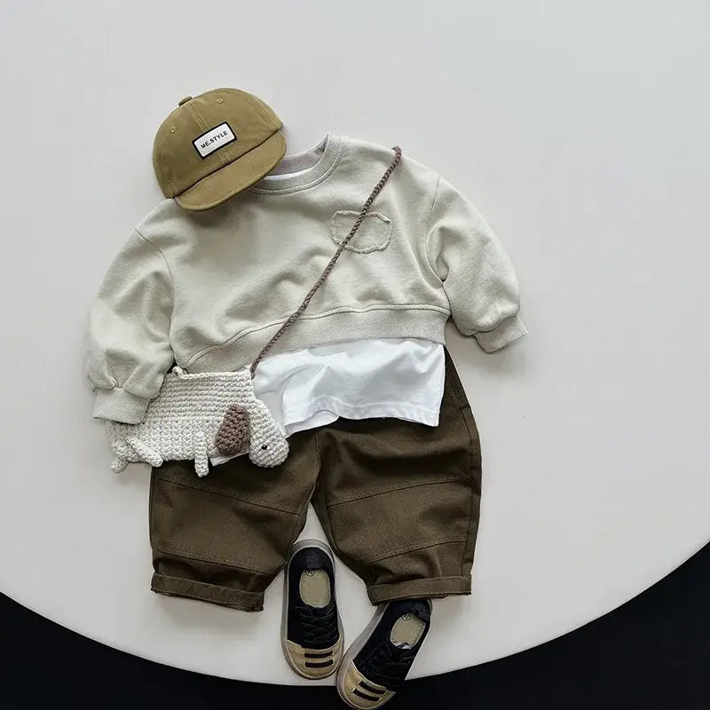 Casual Solid Children's Trousers