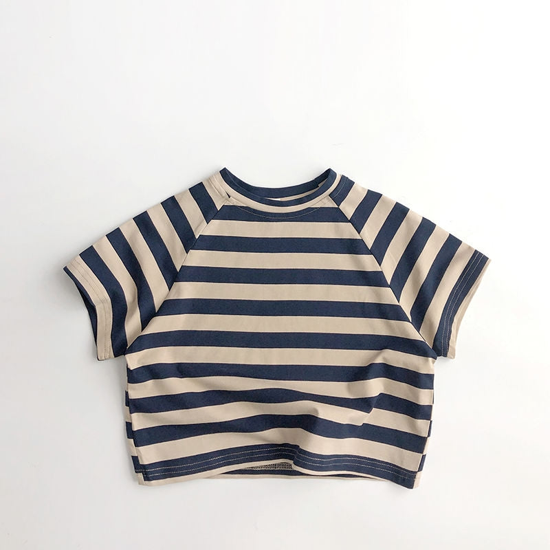 Striped Children's Short-Sleeved T-Shirt