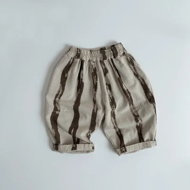 Lightweight Casual Striped Pants