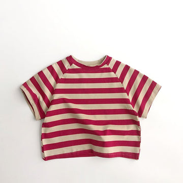 Striped Children's Short-Sleeved T-Shirt
