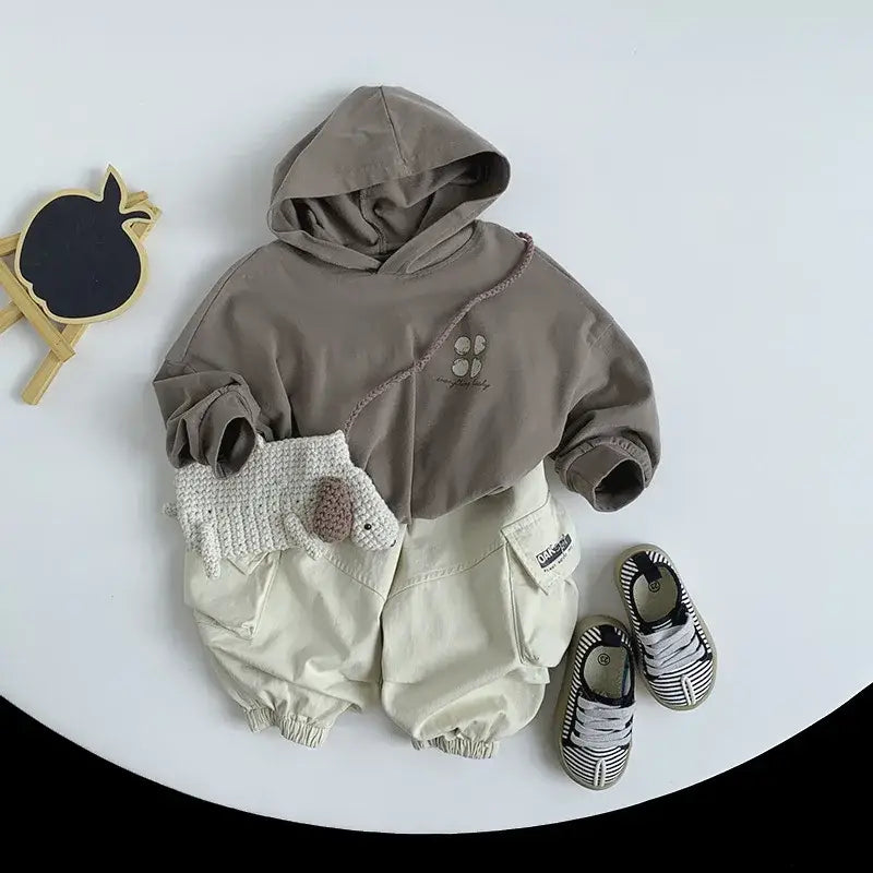 Long-Sleeved Hooded Sweatshirt
