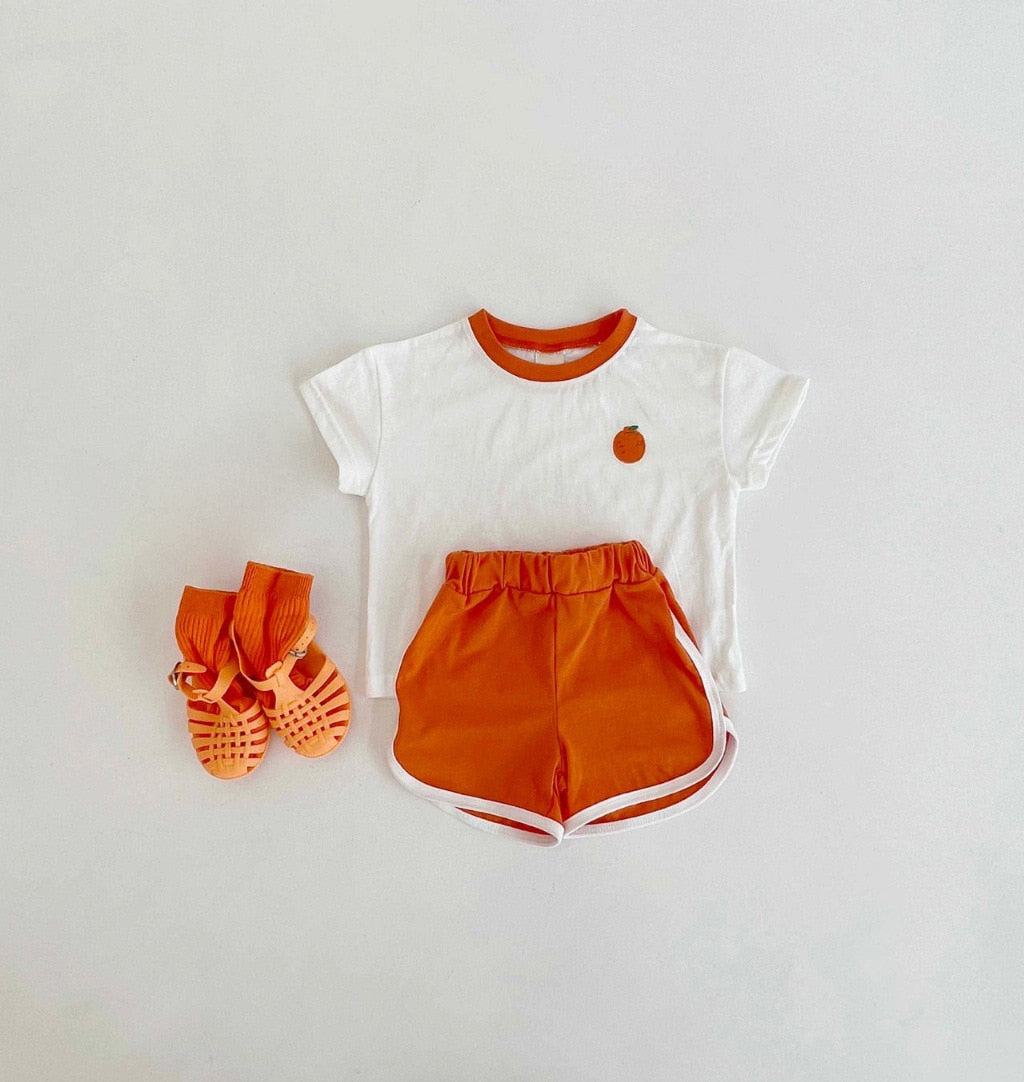 Short Sleeve Tee & Shorts Sports Set