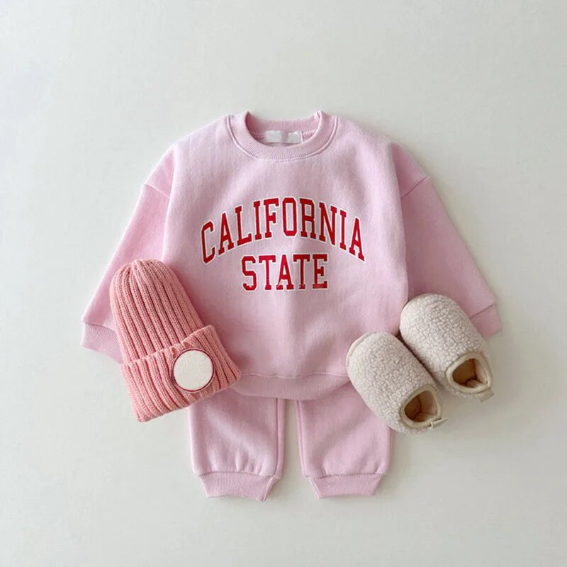 'CALIFORNIA STATE' Jogger Set