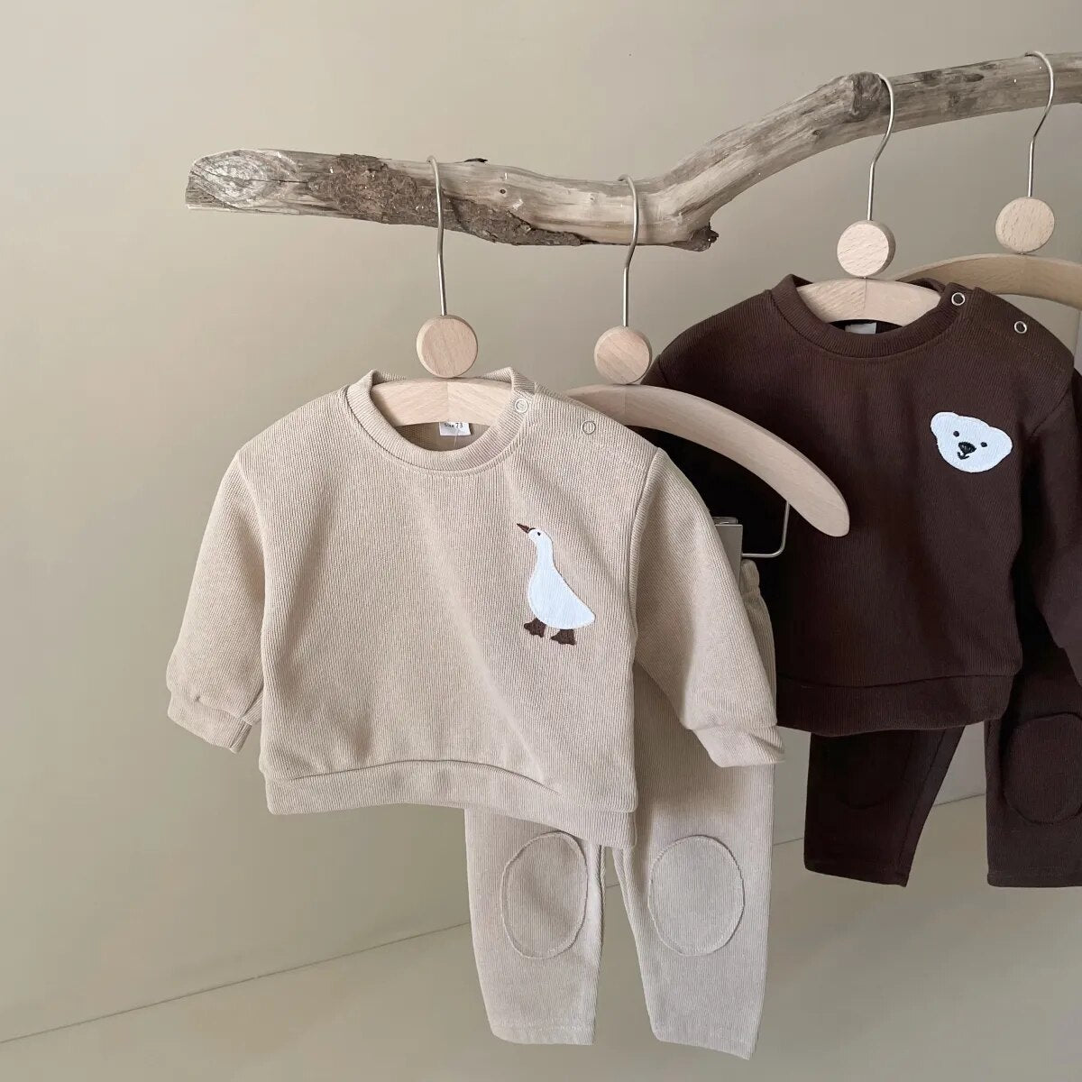 Animal Patch Casual Jogger Set