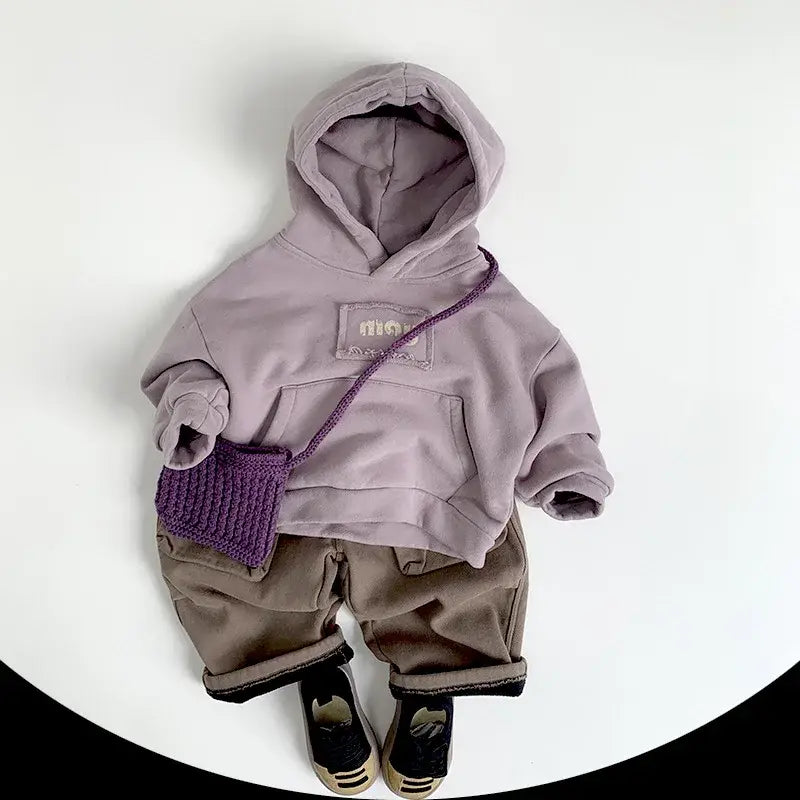 Kids Warm Fleece Hoodie